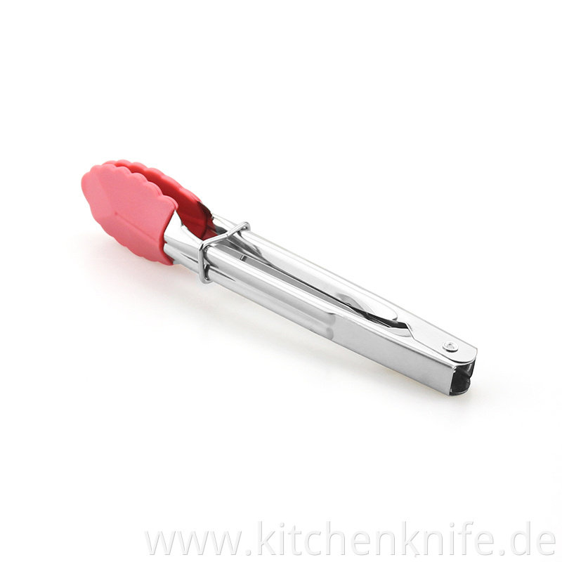 Stainless Steel Silicone Kitchen Tongs